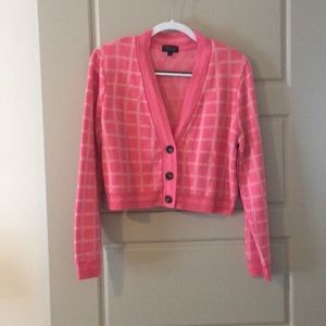 Pink cardigan
